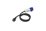Adapter med jordet støpsel og CEE-uttak 16A ProPlus 373527DE kabel 150cm
