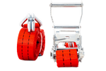 UNITRAILER 6m/35mm/2t rødt transportbånd med strammer