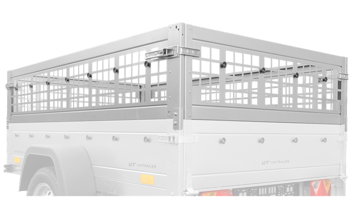 Nettingsider for UNITRAILER GARDEN TRAILER 201 KIPP tilhenger