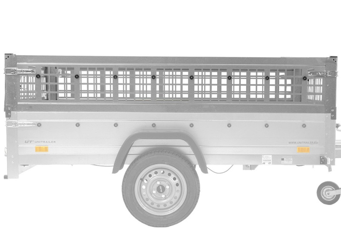 Nettingsider for UNITRAILER GARDEN TRAILER 201 KIPP tilhenger