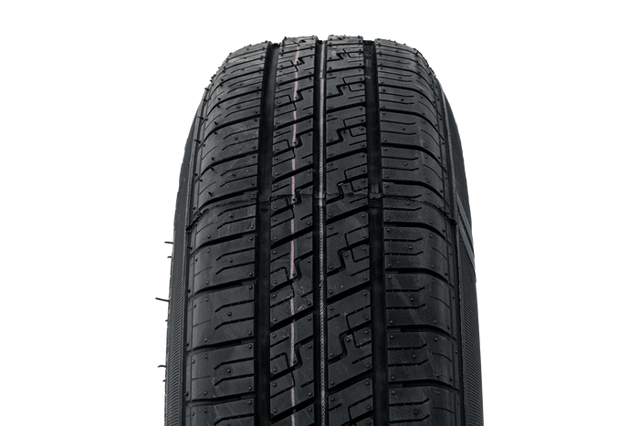 Forsterket hjul for tilhenger DEKK KENDA 165/80 R13C 96/94N ALU FELG STARCO polert 5Jx13"H2 4X100 ET:30
