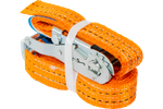 UNITRAILER 4m/35mm/2t oransje transportbånd med strammer