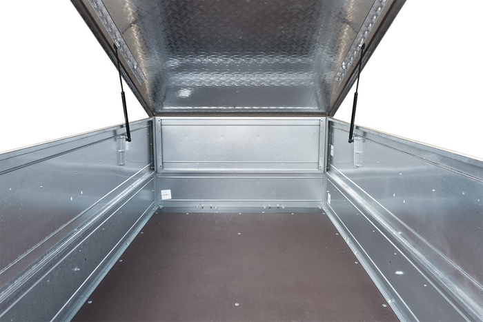 UNITRAILER HAGETRAILER 264 KIPP tilhengertrekk med sylindere / nøkkellås