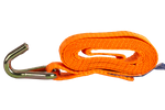 UNITRAILER 2m/25mm/1t oransje transportbånd med strammer