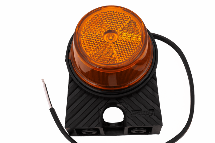 FRISTOM FT-059 LED oransje universalmarkeringslykt med vinkelfeste