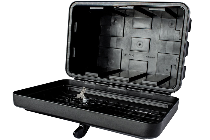 DAKEN 81100 JUST verktøykasse 500x350x300mm 27l med monteringsbraketter