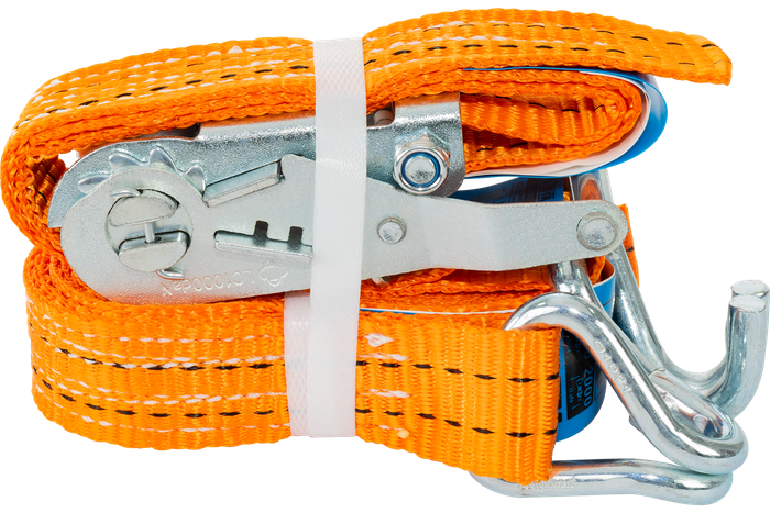 UNITRAILER 4m/35mm/2t oransje transportbånd med strammer