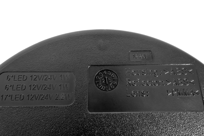 TT TECHNOLOGY TT.12008 Glo-Trac LED Hamburger baklys 3 funksjoner universal