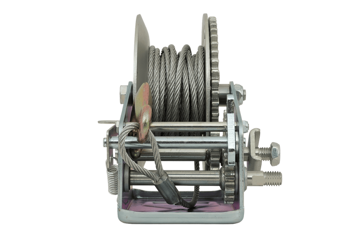 KNOTT 6X0017.008 manuell vinsj for 900 kg tilhenger med ståltau