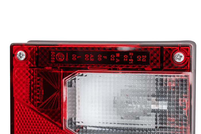 ASPÖCK Multipoint I baklykt, 6 funksjoner, høyre