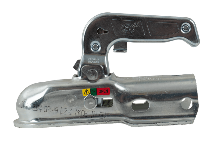 STEELPRESS BC-1200C kulekobling for 1200 kg tilhenger med 50 mm rørformet dragstang