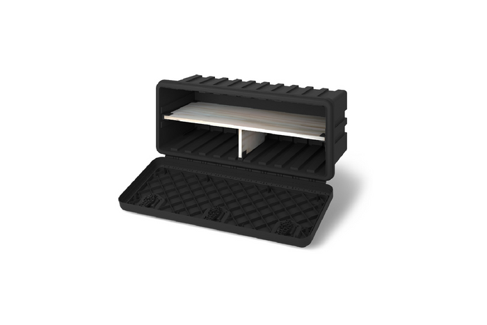 Sett med to hyller til DAKEN ARKA 81209 verktøykasse, rom 1125x445mm og 445x180mm