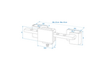 Tyverisikring for containerhenger ProPlus 381341V01 justerbar lås 23-42cm