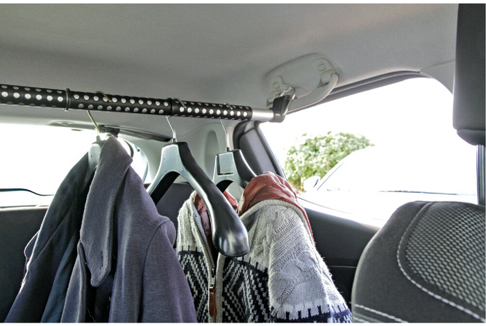 Klesstang til bil LAMP uttrekkbar henger 90-160cm