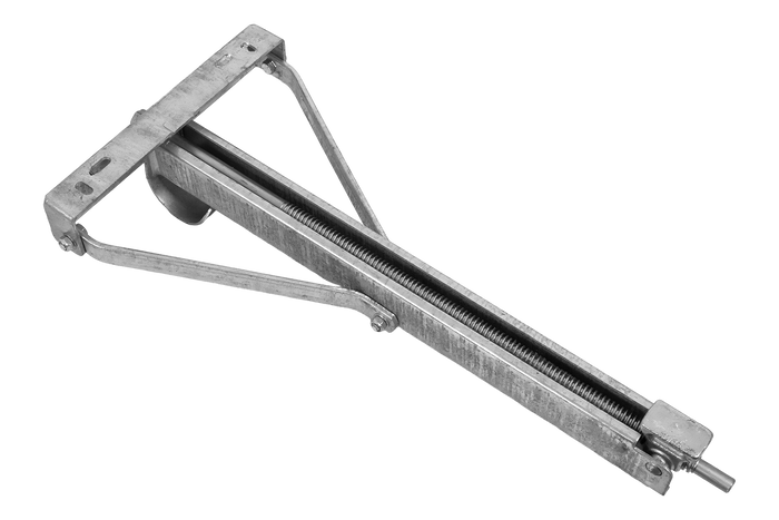 KNOTT 6X1197.007 uttrekkbar hjørnestøtte for tilhenger 1100 kg 498 mm