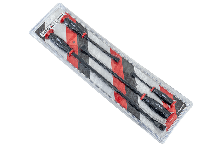 YATO YT-4730 brekkjern med håndtak, sett med 4.