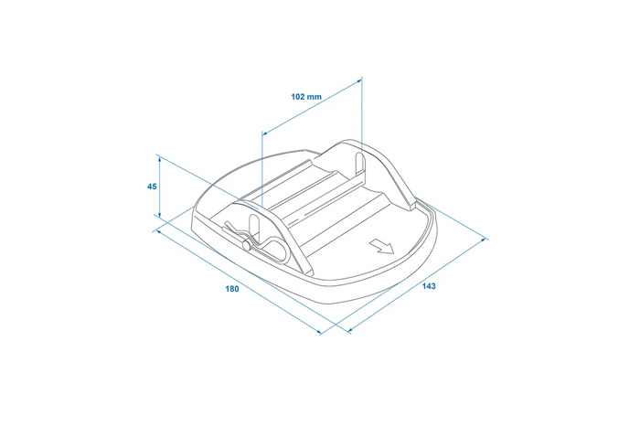 ProPlus 361528 Støttebeinsett for campingvogn