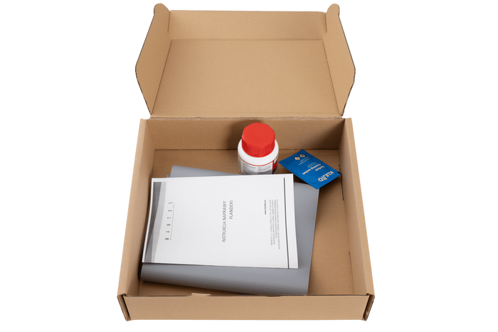 Presenning reparasjonssett MANTES Eco Grey 500 g/m2