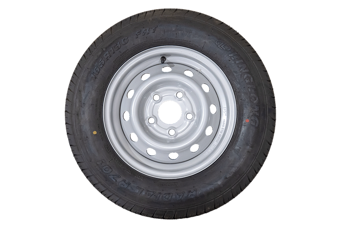UTSALG Forsterket felg for tilhenger LINGLONG DEKK 165/80 R13C 96/94N TILHENGERFELG 4.5Jx13"H2 5x112 ET:30
