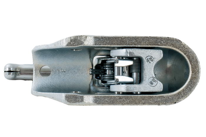 WINTERHOFF WW30-D3-K1414 kulefeste for en 3000 kg tilhenger med 50 mm rørdrag, støpejern