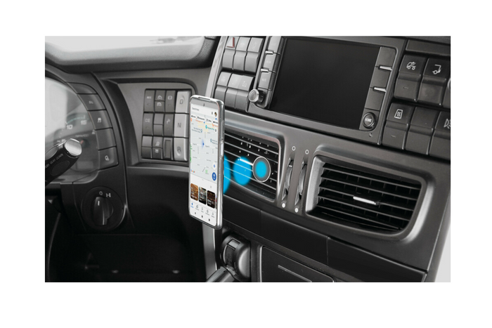 Magnetisk telefonholder for luftventilen