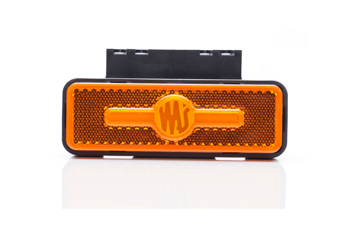 WAŚ W254 2033 LED-markeringslampe, oransje, universal, med holder