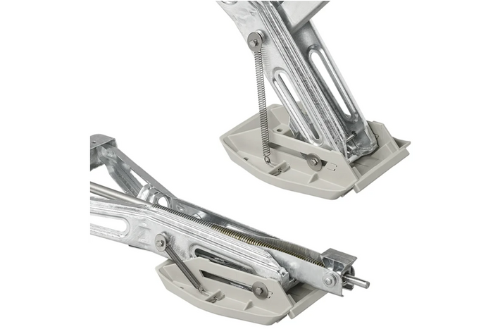 Sett med fire ProPlus 361519 tilhengerstabilisatorstøtteputer med fjær 20,5 x 27,5 cm