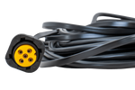 MANTES elektrisk installasjon, tilhengerledning, 4,5 m, 13-pins plugg, 2x5-pins bajonetter