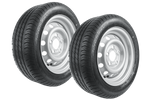 Sett med to forsterkede hjul for tilhenger DEKK LINGLONG 195/50 R13C 104/101N FELG UNITRAILER 5.5Jx13"H2 5x112 ET:30