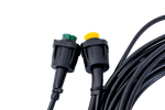 MANTES elektrisk installasjonskabel for tilhenger 4,5 m 7-PIN STYKKE BAYONETT 2x5PIN
