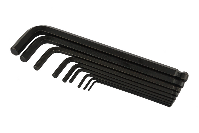 STANLEY Unbrakonøkler, kuleformede sekskantnøkler 1,5–10 mm, 9 stk.