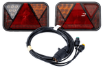 FRISTOM LED-baklykter + MANTES 4m 7PIN-ledning