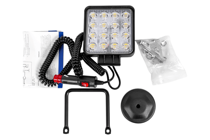 LED-arbeidslampereflektor TT TECHNOLOGY TT.13208M 16xLED 3400lm med magnet