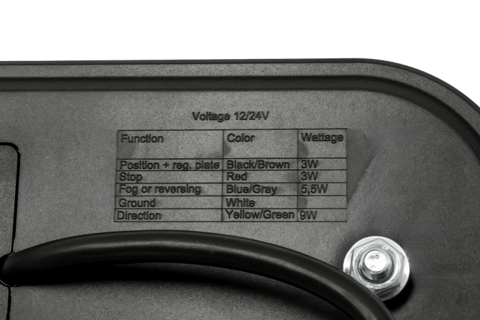 Baklys FRISTOM FT-230 LED 6 funksjoner universal