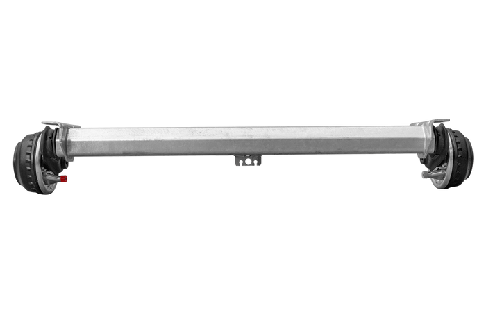 AL-KO COMPACT bremseaksel for tilhenger / bergingsbil 1350kg 1260mm 1630mm 4x100