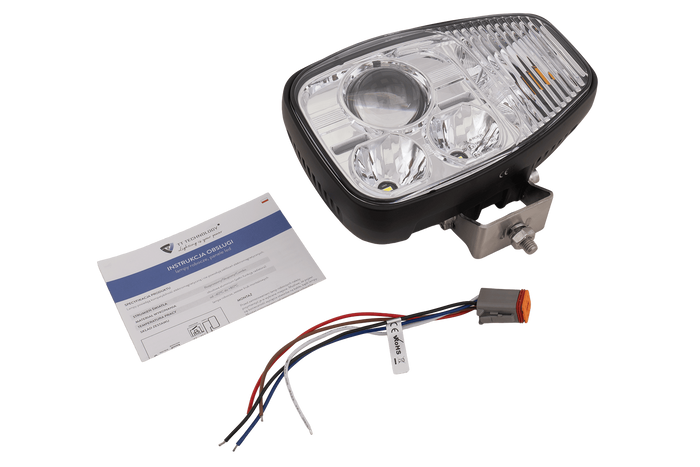 TT Technology TT.16610-L LED-frontlykt 3 funksjoner 21xLED 4450lm venstre for JCB/Cat/Manitou/Volvo/Terex