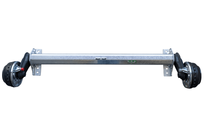 AL-KO COMPACT bremseaksel for tilhenger / bergingsbil 1350kg 1200mm 1650mm 4x100