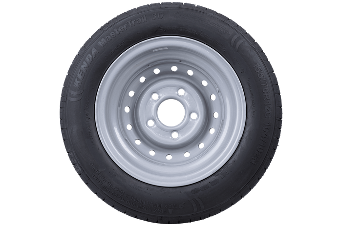 OUTLET Forsterket tilhengerhjul DEKK KENDA 155/70 R12C 104/102N FELG STARCO 4,5Jx12"H2 5x112 ET:20