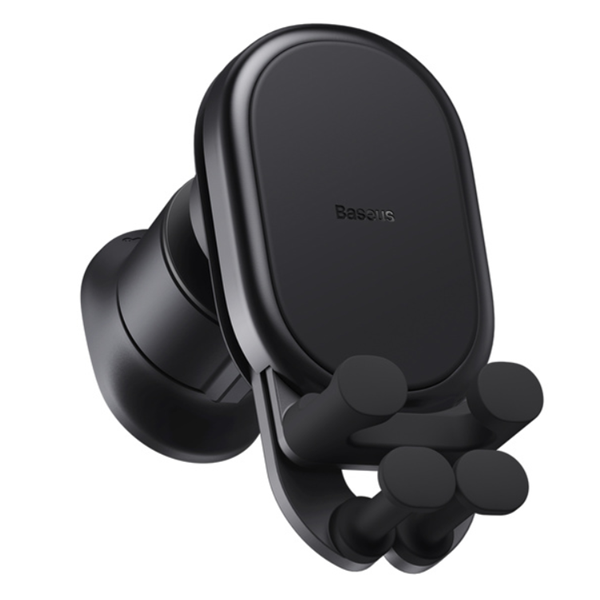 BASEUS Stabil gravitasjonsbasert mobilholder med Qi 15W trådløs lading for luftventilen