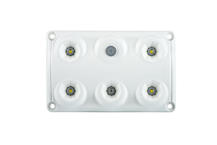 HORPOL LWD2157 LED 900lm innvendig billampe med bryter og rød diode