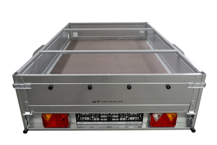 H-0 flat ramme for presenningsdeksel for UNITRAILER GARDEN TRAILER 201 KIPP tilhenger