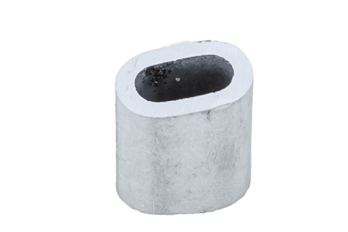 Aluminiumskobling for DROMET ZLA.3-tau, hylse for 3 mm tau