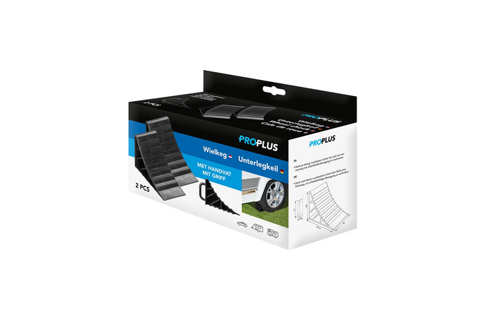 Sett med to ProPlus hjulklosser 341347 h:102mm 4000kg