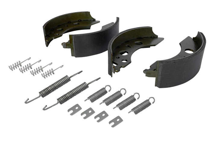 Bremsesko for aksler AL-KO 200x50 med et sett UNITRAILER fjærer