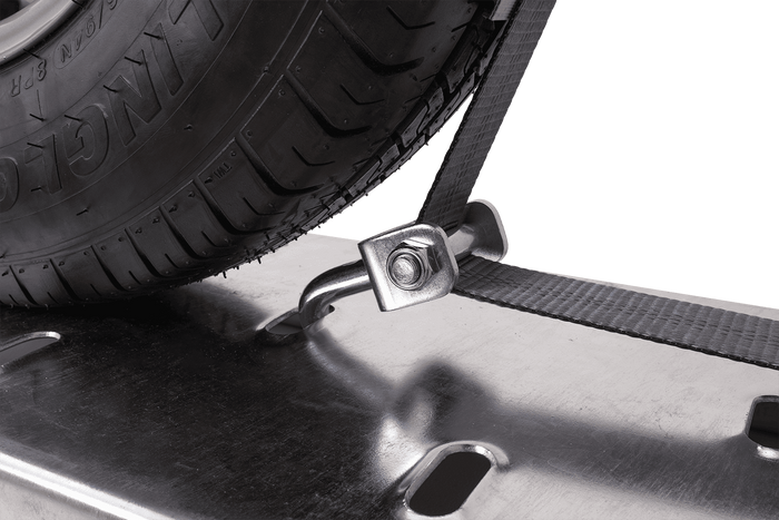 HEFFA CARLINE 130 bergingsbil transportbelte hjulsikringsbelte 5m/50mm/5t VDI 2700