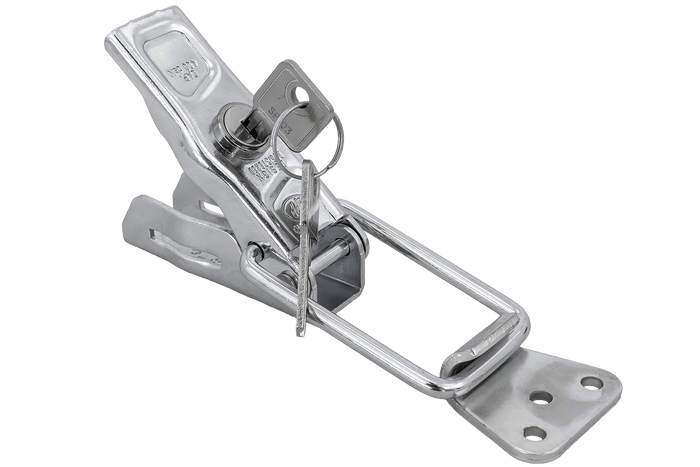 Sidekobling med STEELPRESS ZB-13A+Z-11A feste, komplett tilhengerlås med nøkkel