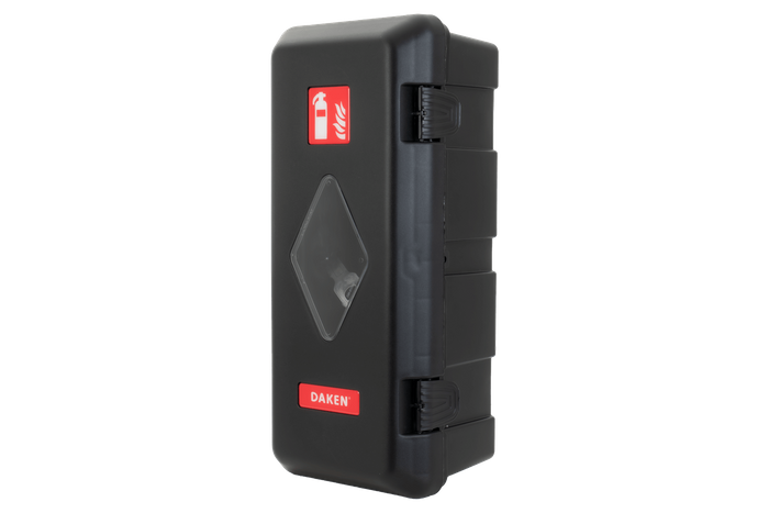 Brannslukningsboks 6kg DAKEN 82000 ADAMANT 671x310x247mm svart