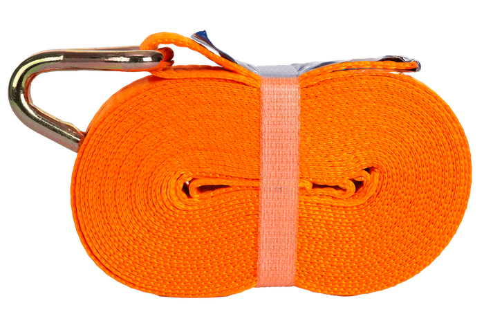 UNITRAILER 6m/25mm/1t oransje transportbånd med strammer