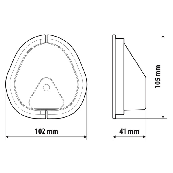 Ekstra lås for bussdør + 2 nøkler