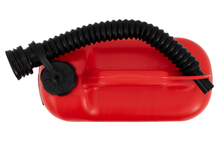 5L HERMON plastdunk med trakt, rød